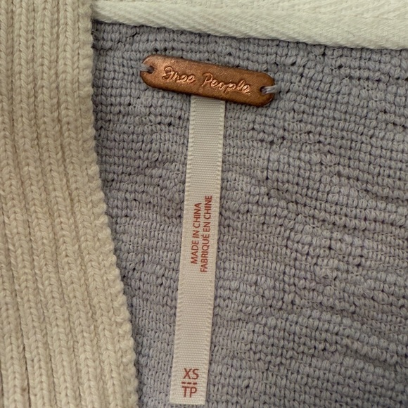 Free People Women’s Extra Small Sunrise Polo Henley Pullover Sweater Tie Dye - Picture 6 of 14